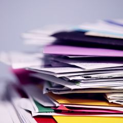 stacks of files