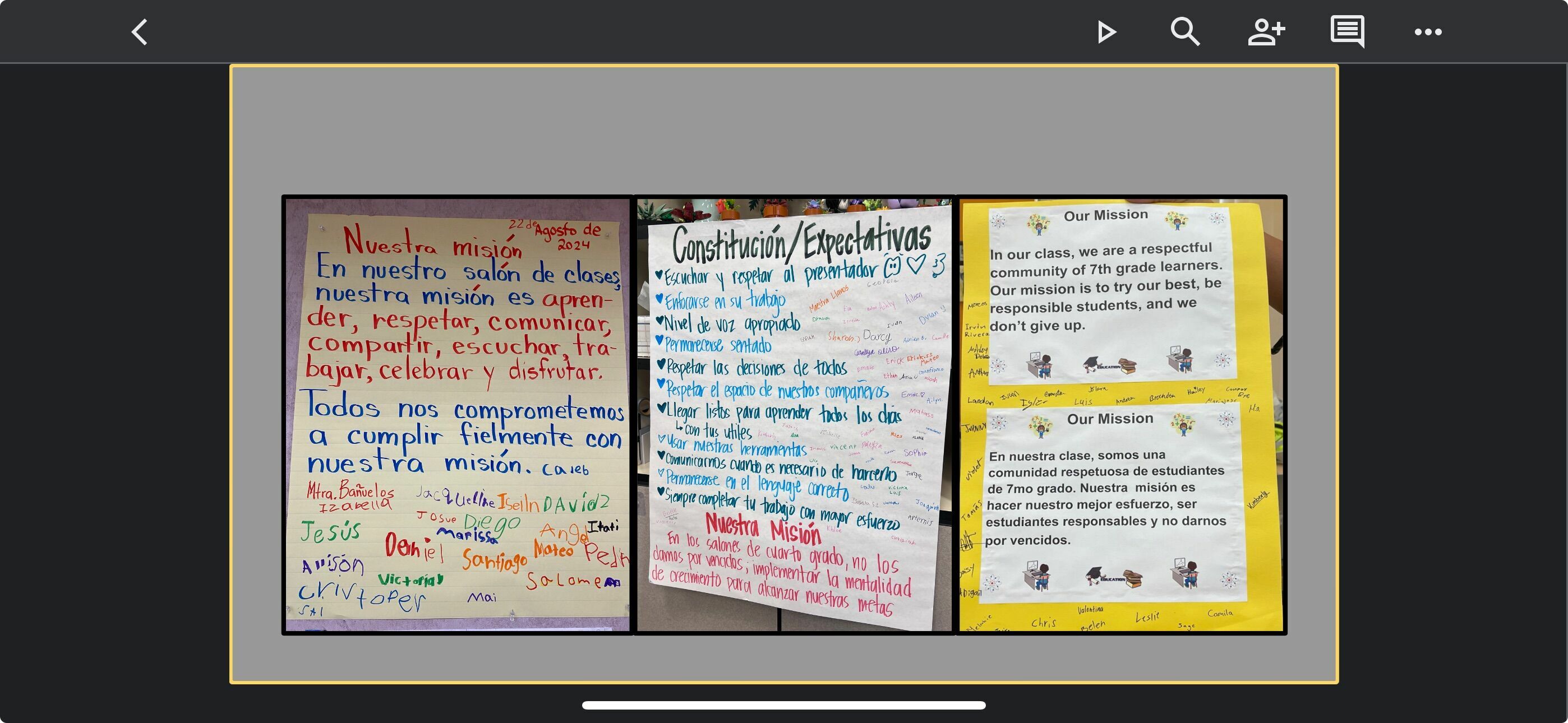 students mission statement